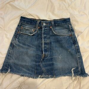 Vintage Levis Jean Skirt
